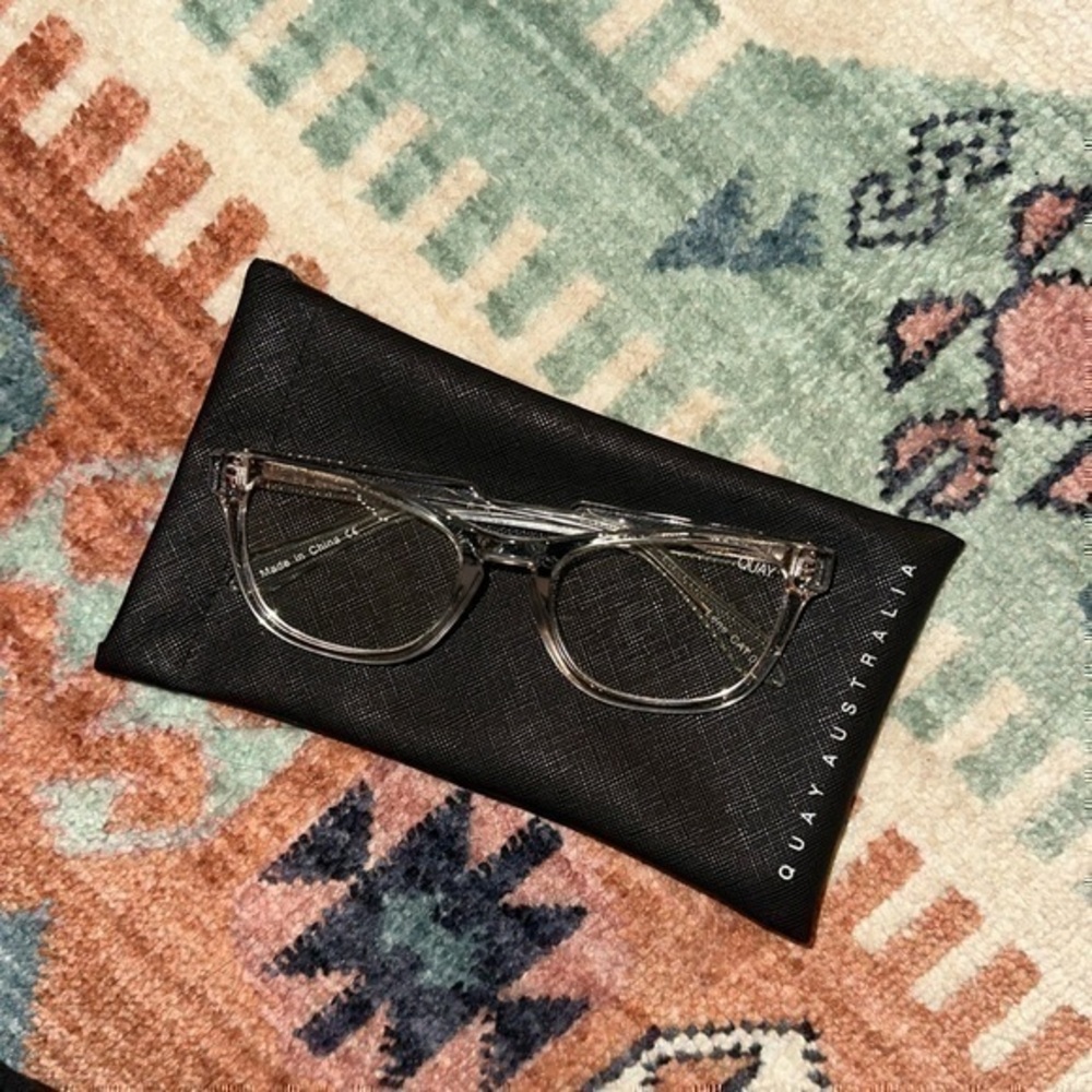 Quay Australia blue Light Clear Lenses Hardwire Mini